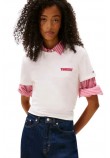 TOMMY JEANS REG TOM MY JEANS TEE T-SHIRT ΜΠΛΟΥΖΑ ΓΥΝΑΙΚΕΙΑ OFF WHITE