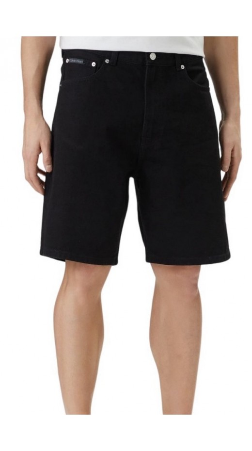 CALVIN KLEIN JEANS 90S SHORT CK CLASSIC BLACK ΤΖΙΝ ΒΕΡΜΟΥΔΑ ΑΝΔΡΙΚΗ CK BLACK