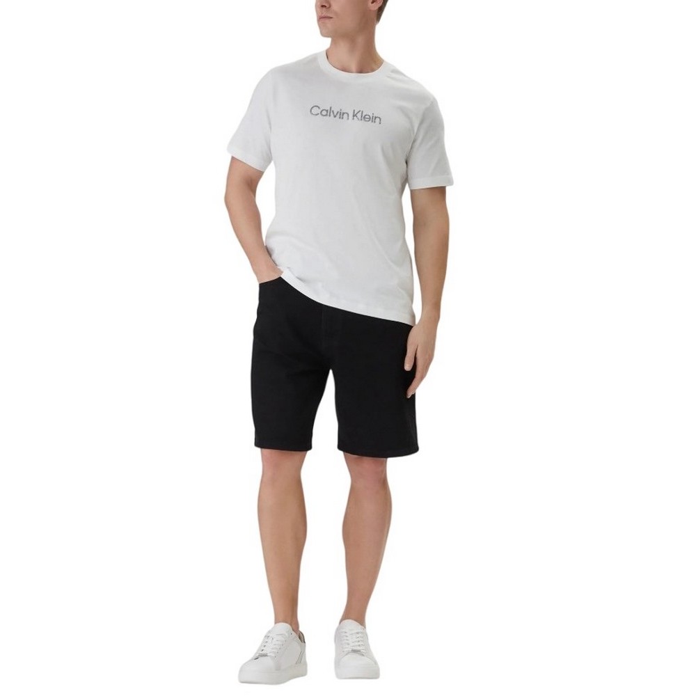 CALVIN KLEIN JEANS 90S SHORT CK CLASSIC BLACK ΤΖΙΝ ΒΕΡΜΟΥΔΑ ΑΝΔΡΙΚΗ CK BLACK