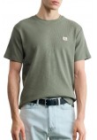 CALVIN KLEIN JEANS SS WAFFLE BADGE CREWNK T-SHIRT ΑΝΔΡΙΚΟ OLIVE