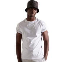 SUPERDRY D1 OVIN ESSENTIAL LOGO EMB TEE T-SHIRT ΜΠΛΟΥΖΑ ΑΝΔΡΙΚΗ BRIGHT WHITE