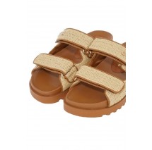 GUESS FADELIZE SLIDE PRINTED FLJFDEFAP19 ΠΑΝΤΟΦΛΑ ΓΥΝΑΙΚΕΙΑ TAN