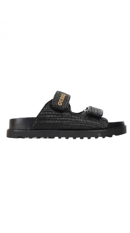 GUESS FADELIZE SLIDE PRINTED FLJFDEFAP19 ΠΑΝΤΟΦΛΑ ΓΥΝΑΙΚΕΙΑ BLACK