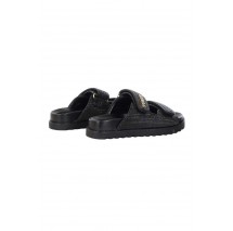 GUESS FADELIZE SLIDE PRINTED FLJFDEFAP19 ΠΑΝΤΟΦΛΑ ΓΥΝΑΙΚΕΙΑ BLACK