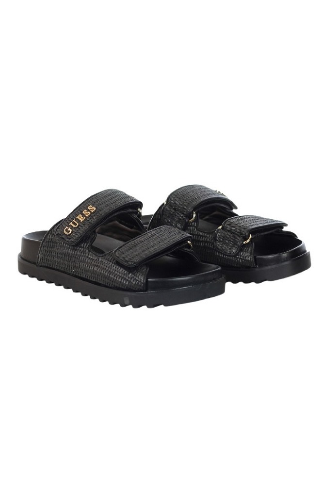 GUESS FADELIZE SLIDE PRINTED FLJFDEFAP19 ΠΑΝΤΟΦΛΑ ΓΥΝΑΙΚΕΙΑ BLACK