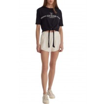 GUESS MARTINA CN T-SHIRT ΜΠΛΟΥΖΑ ΓΥΝΑΙΚΕΙΑ BLACK