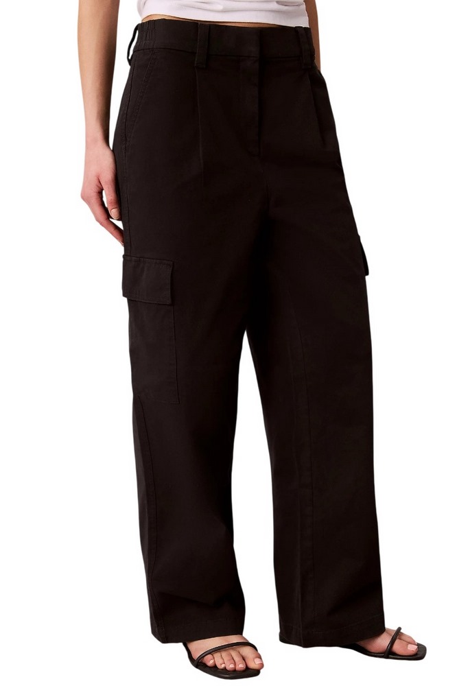 CALVIN KLEIN JEANSCOTTON EWAIST CARGO PANT ΠΑΝΤΕΛΟΝΙ ΓΥΝΑΙΚΕΙΟ BLACK