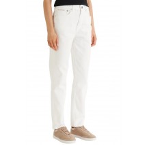 CALVIN KLEIN JEANS MOM JEAN CHALK WHITE ΤΖΙΝ ΠΑΝΤΕΛΟΝΙ ΓΥΝΑΙΚΕΙΟ OFF WHITE