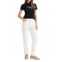 CALVIN KLEIN JEANS MOM JEAN CHALK WHITE ΤΖΙΝ ΠΑΝΤΕΛΟΝΙ ΓΥΝΑΙΚΕΙΟ OFF WHITE
