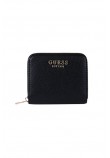 GUESS GREGORIA SLG SMALL ZIP AROUND ΠΟΡΤΟΦΟΛΙ ΓΥΝΑΙΚΕΙΟ BLACK
