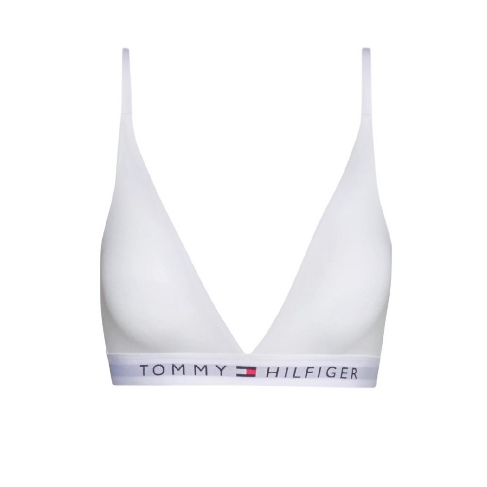 TOMMY HILFIGER UNLINED TRIANGLE ΕΣΩΡΟΥΧΟ ΓΥΝΑΙΚΕΙΟ WHITE