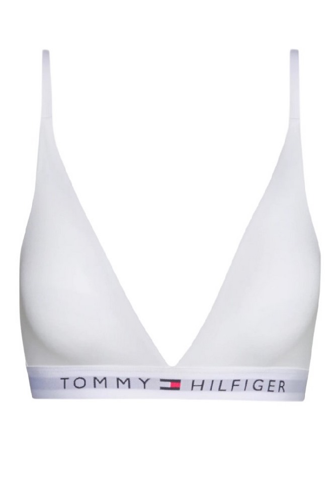 TOMMY HILFIGER UNLINED TRIANGLE ΕΣΩΡΟΥΧΟ ΓΥΝΑΙΚΕΙΟ WHITE