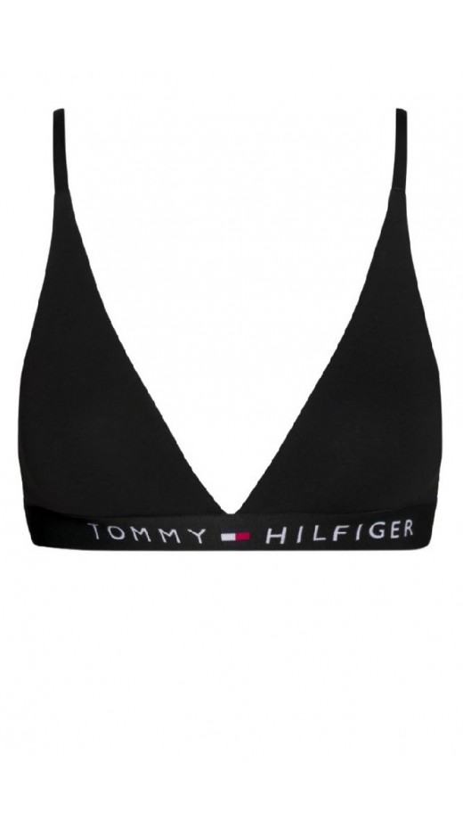 TOMMY HILFIGER UNLINED TRIANGLE ΕΣΩΡΟΥΧΟ ΓΥΝΑΙΚΕΙΟ BLACK