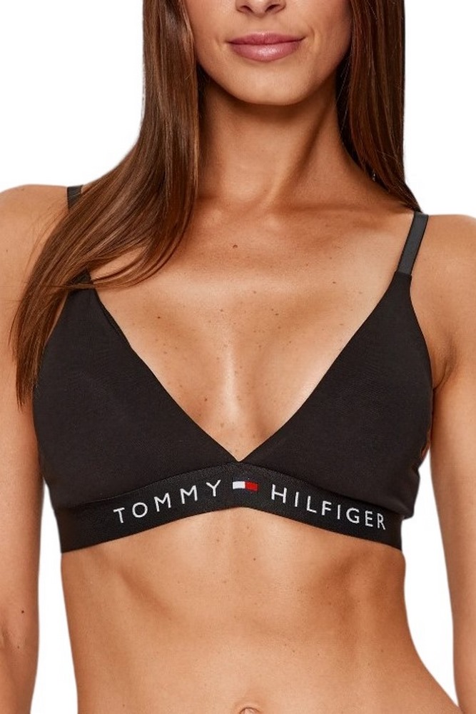 TOMMY HILFIGER UNLINED TRIANGLE ΕΣΩΡΟΥΧΟ ΓΥΝΑΙΚΕΙΟ BLACK