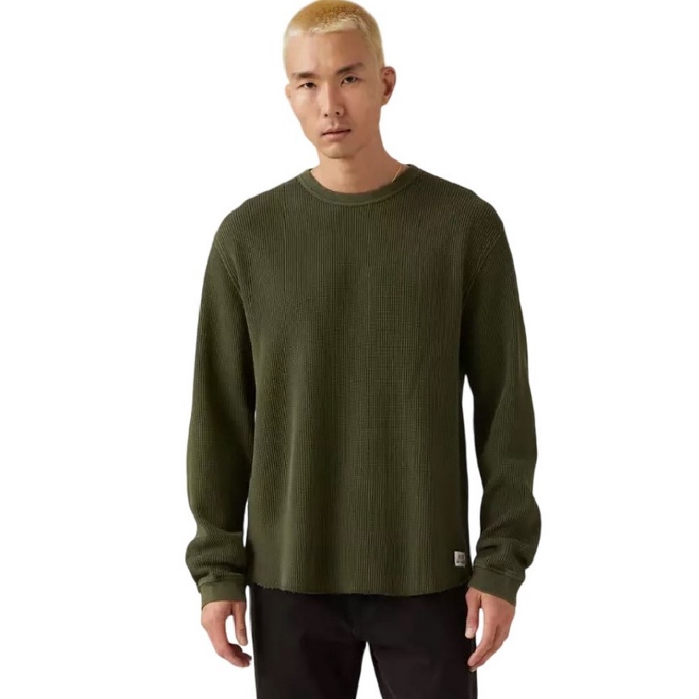 LEVIS® LS RLX THERMAL TEE ΜΠΛΟΥΖΑ ΠΛΕΚΤΗ ΑΝΔΡΙΚΗ GREEN