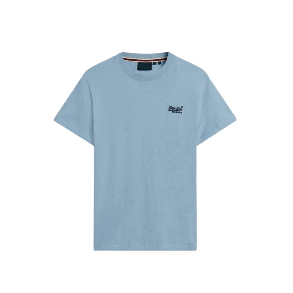 SUPERDRY D1 OVIN ESSENTIAL LOGO EMB TEE T-SHIRT ΜΠΛΟΥΖΑ ΑΝΔΡΙΚΗ BLUE