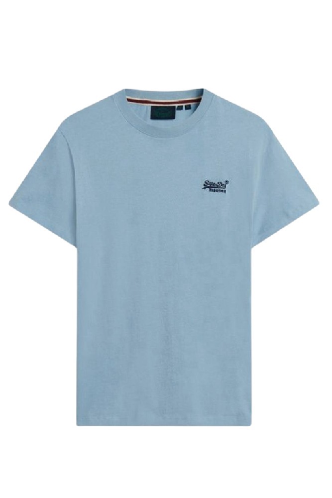 SUPERDRY D1 OVIN ESSENTIAL LOGO EMB TEE T-SHIRT ΜΠΛΟΥΖΑ ΑΝΔΡΙΚΗ BLUE