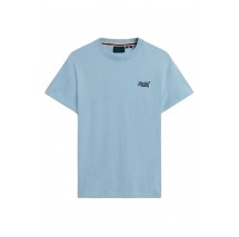 SUPERDRY D1 OVIN ESSENTIAL LOGO EMB TEE T-SHIRT ΜΠΛΟΥΖΑ ΑΝΔΡΙΚΗ BLUE