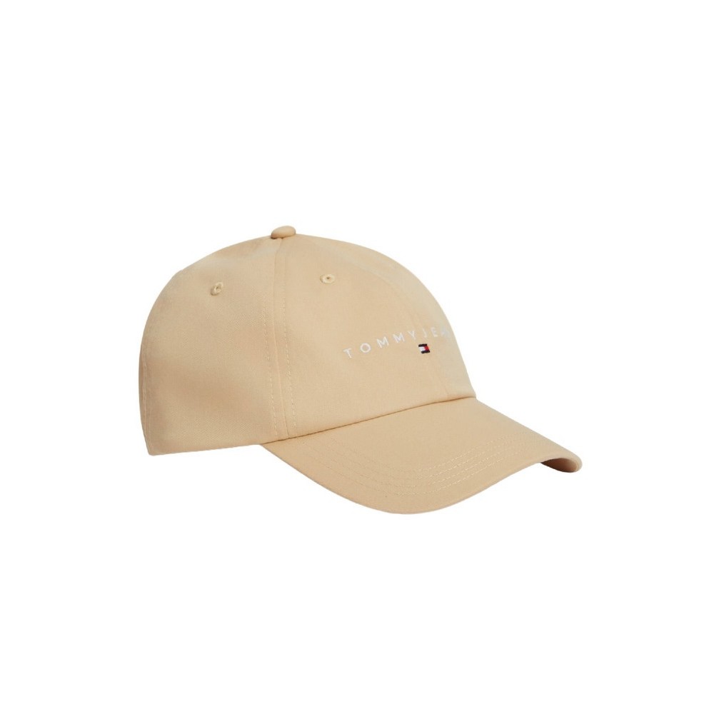 TOMMY JEANS LINEAR LOGO CAP ΚΑΠΕΛΟ ΑΝΔΡΙΚΟ SAND