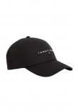 TOMMY JEANS LINEAR LOGO CAP ΚΑΠΕΛΟ ΑΝΔΡΙΚΟ BLACK