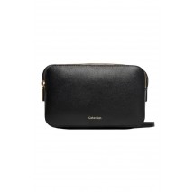 CALVIN KLEIN FOIL LOGO ELONGATED CAMERA BAG ΤΣΑΝΤΑ ΓΥΝΑΙΚΕΙΑ BLACK