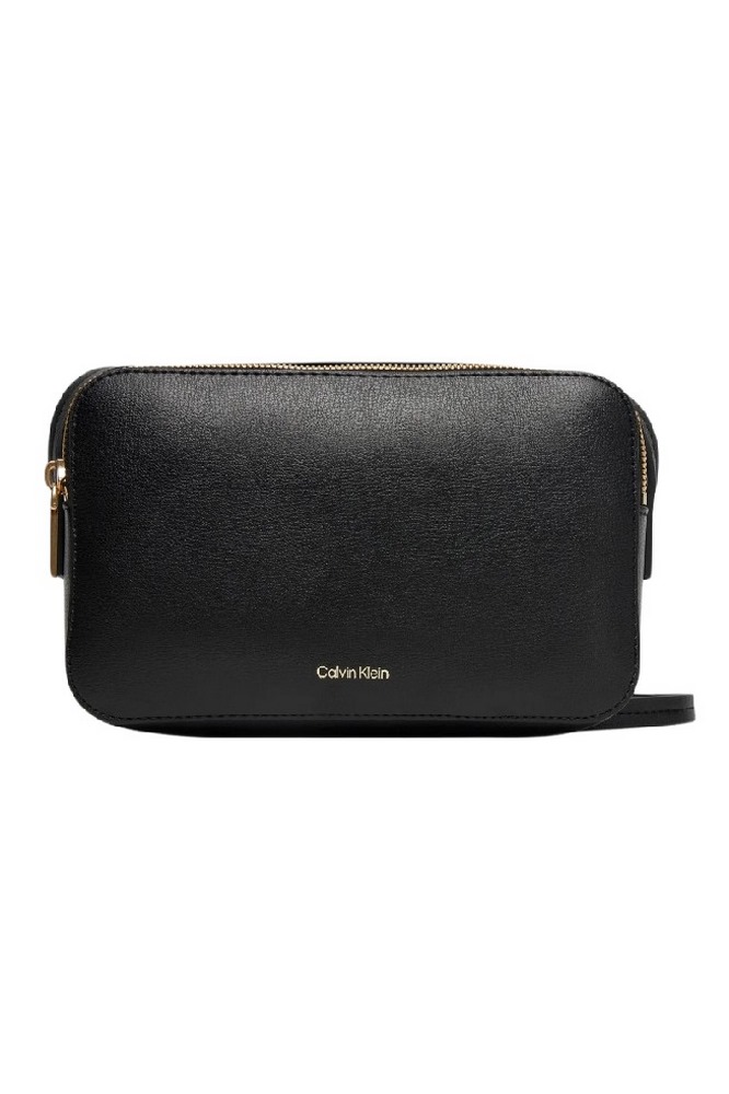 CALVIN KLEIN FOIL LOGO ELONGATED CAMERA BAG ΤΣΑΝΤΑ ΓΥΝΑΙΚΕΙΑ BLACK