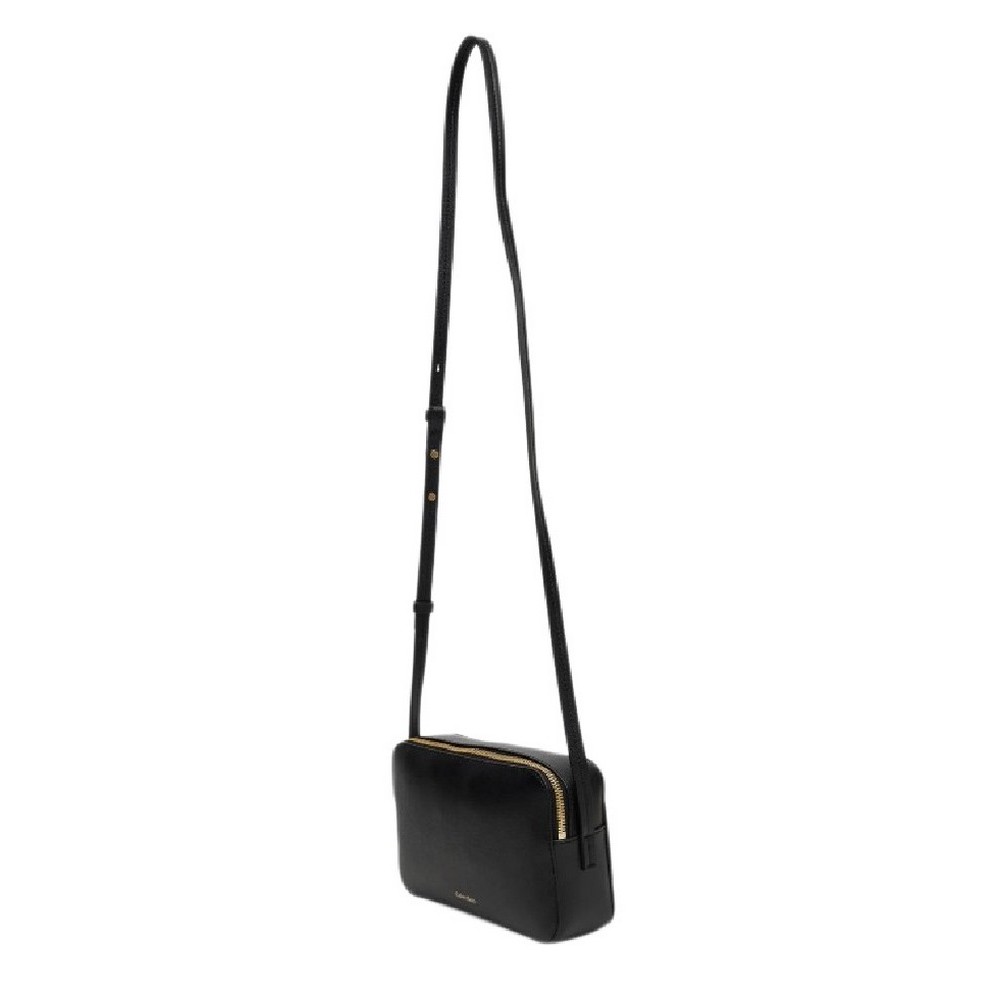 CALVIN KLEIN FOIL LOGO ELONGATED CAMERA BAG ΤΣΑΝΤΑ ΓΥΝΑΙΚΕΙΑ BLACK