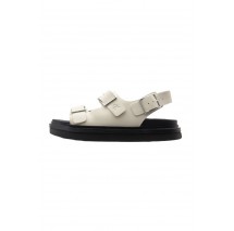 CALVIN KLEIN JEANS FLAT MOLDED SANDAL BUCKLE ΠΕΔΙΛΟ ΓΥΝΑΙΚΕΙΟ OFF WHITE
