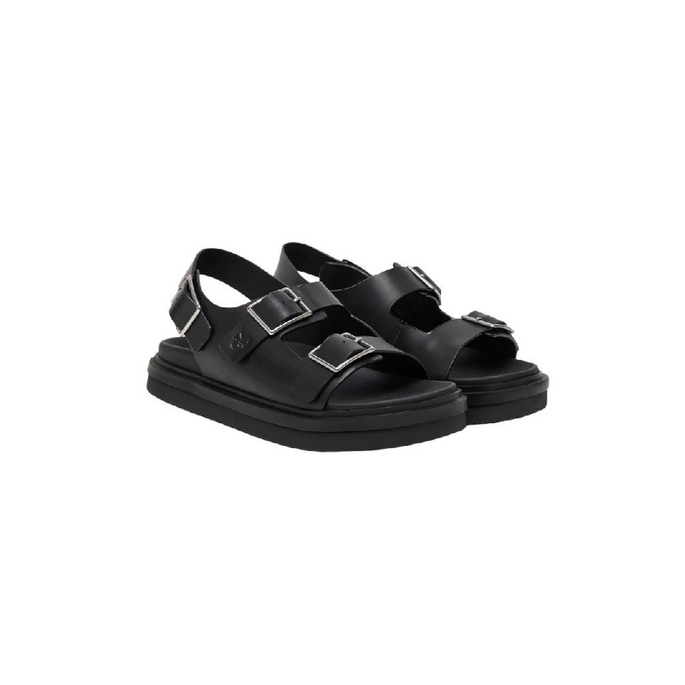 CALVIN KLEIN JEANS FLAT MOLDED SANDAL BUCKLE ΠΕΔΙΛΟ ΓΥΝΑΙΚΕΙΟ BLACK