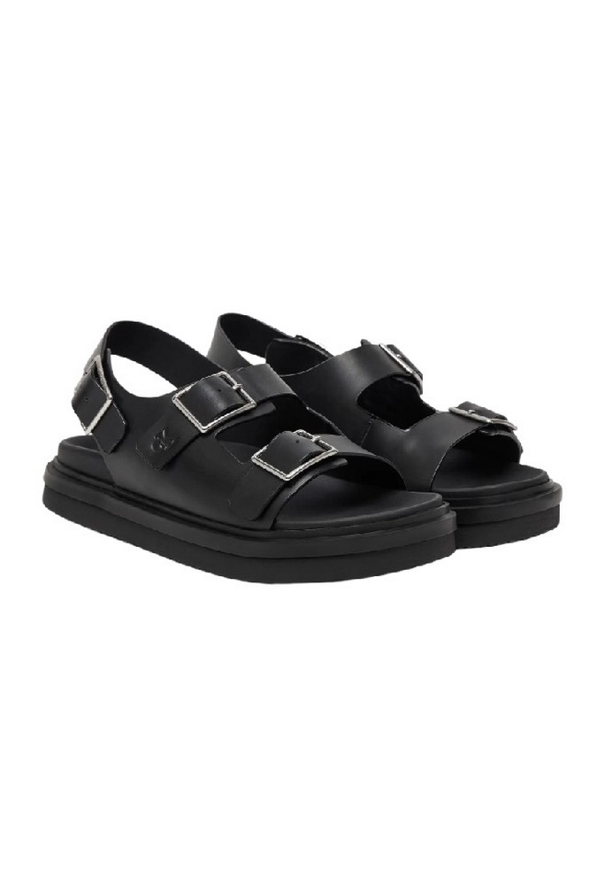 CALVIN KLEIN JEANS FLAT MOLDED SANDAL BUCKLE ΠΕΔΙΛΟ ΓΥΝΑΙΚΕΙΟ BLACK