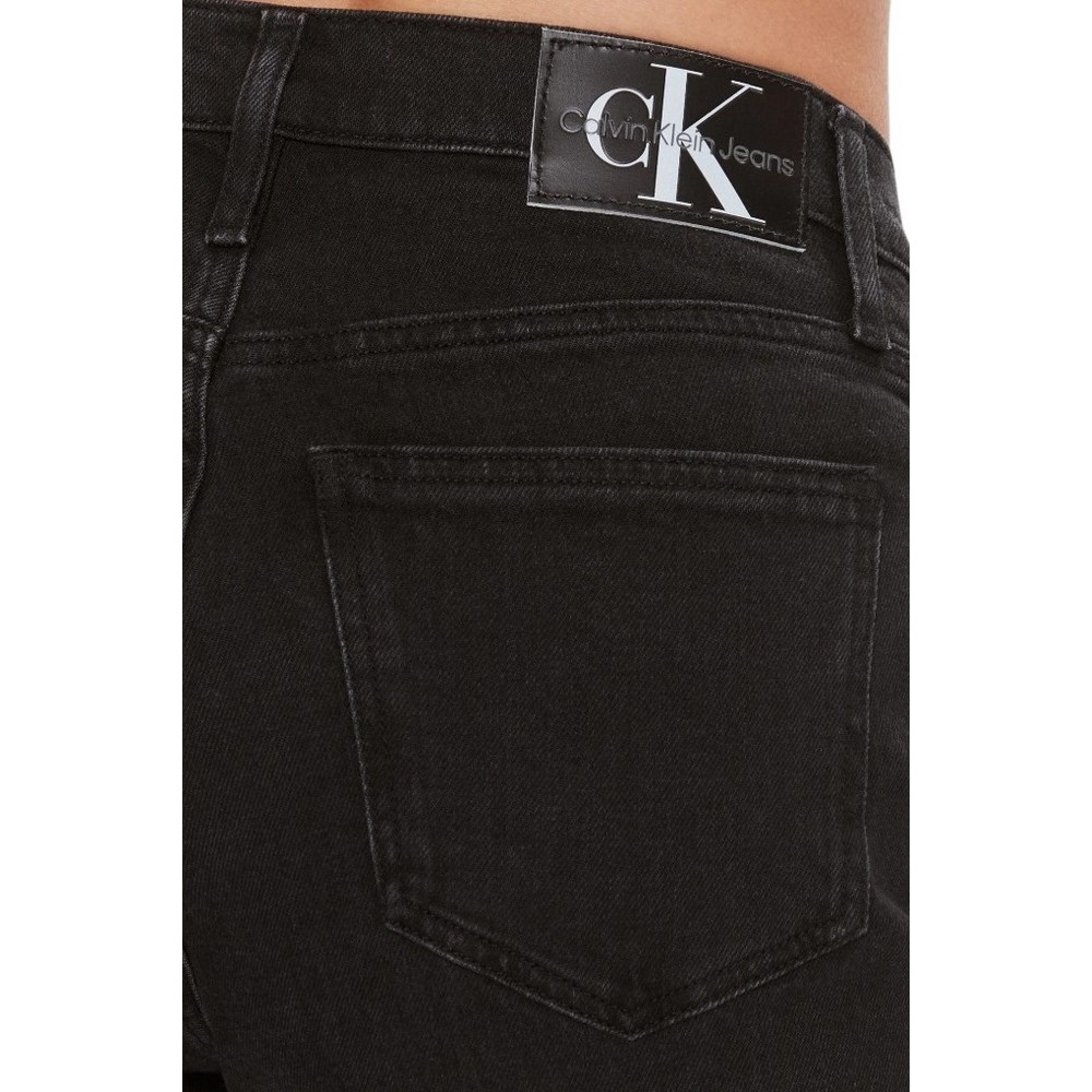 CALVIN KLEIN JEANS MOM JEAN ΠΑΝΤΕΛΟΝΙ ΓΥΝΑΙΚΕΙΟ BLACK DENIM
