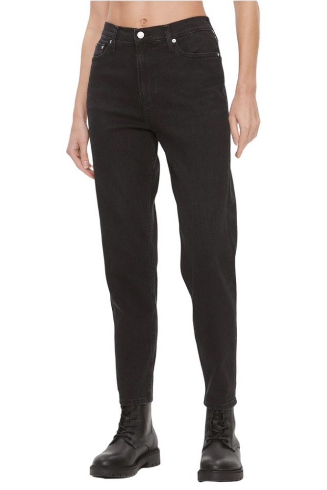 CALVIN KLEIN JEANS MOM JEAN ΠΑΝΤΕΛΟΝΙ ΓΥΝΑΙΚΕΙΟ BLACK DENIM