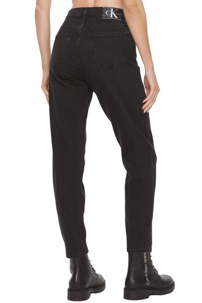 CALVIN KLEIN JEANS MOM JEAN ΠΑΝΤΕΛΟΝΙ ΓΥΝΑΙΚΕΙΟ BLACK DENIM