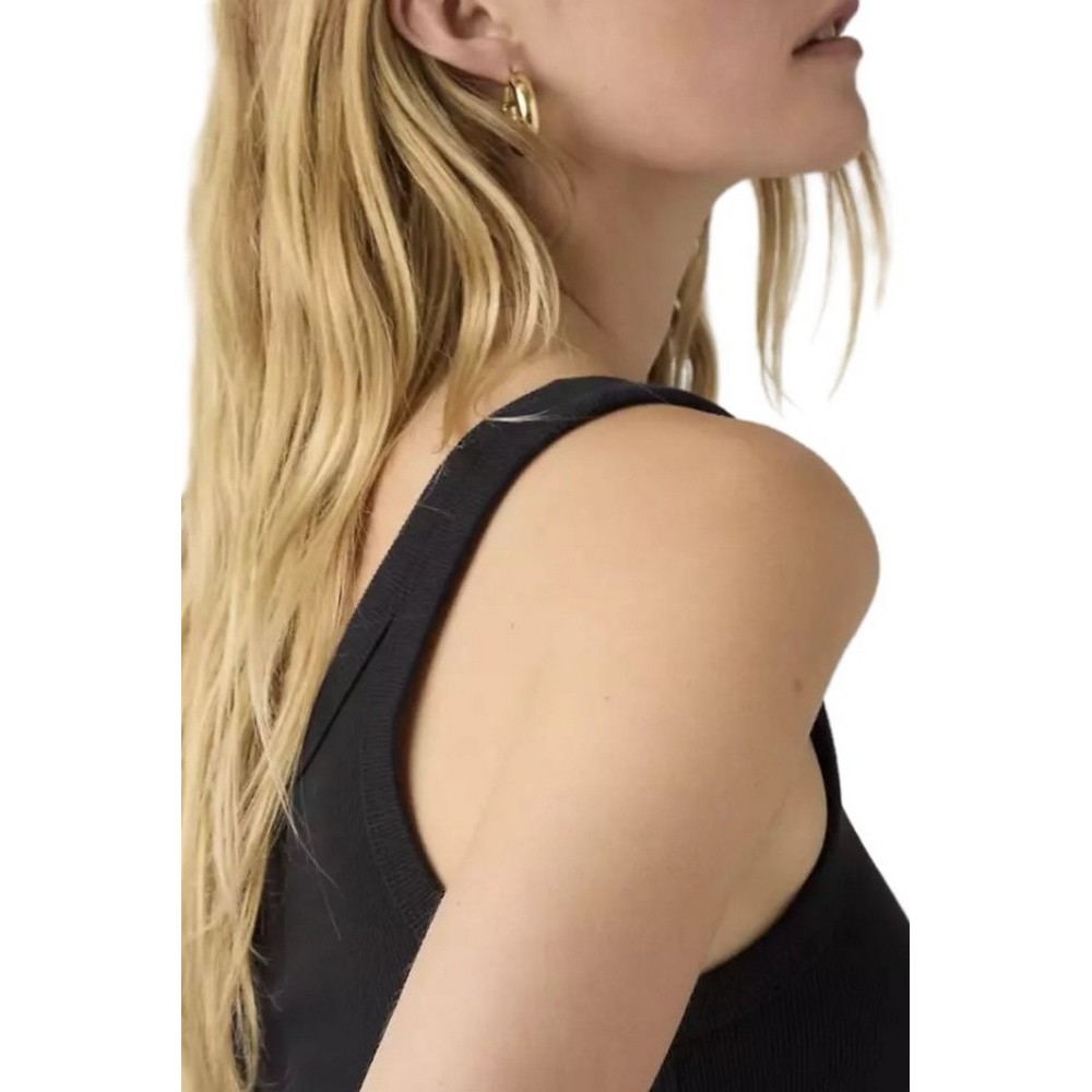 LEVIS ESSENTIAL RIBBED TANK TOP ΓΥΝΑΙΚΕΙΟ BLACK