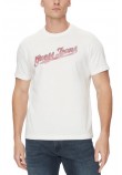 GUESS JEANS CN REG 1981 T-SHIRT ΜΠΛΟΥΖΑ ΑΝΔΡΙΚΗ WHITE