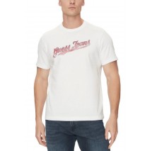 GUESS JEANS CN REG 1981 T-SHIRT ΜΠΛΟΥΖΑ ΑΝΔΡΙΚΗ WHITE