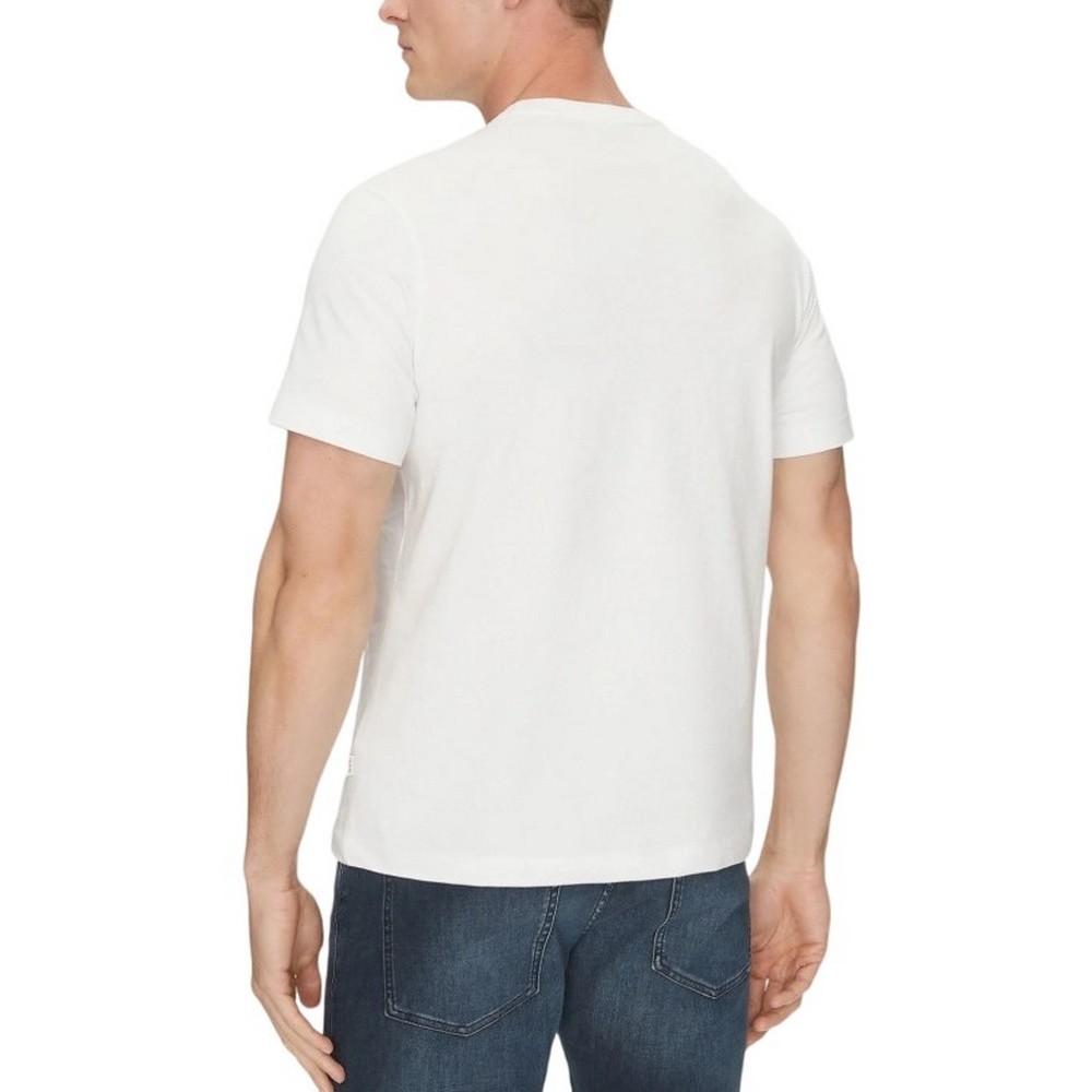 GUESS JEANS CN REG 1981 T-SHIRT ΜΠΛΟΥΖΑ ΑΝΔΡΙΚΗ WHITE