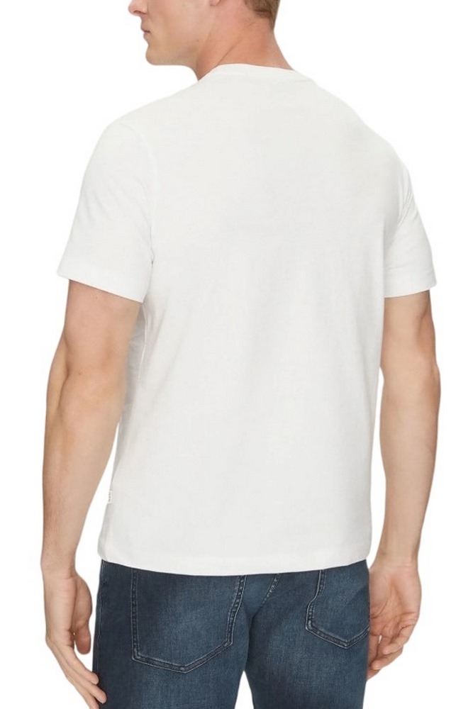 GUESS JEANS CN REG 1981 T-SHIRT ΜΠΛΟΥΖΑ ΑΝΔΡΙΚΗ WHITE