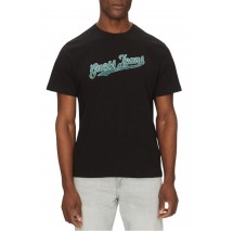 GUESS JEANS CN REG 1981 T-SHIRT ΜΠΛΟΥΖΑ ΑΝΔΡΙΚΗ BLACK