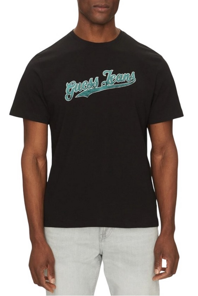 GUESS JEANS CN REG 1981 T-SHIRT ΜΠΛΟΥΖΑ ΑΝΔΡΙΚΗ BLACK