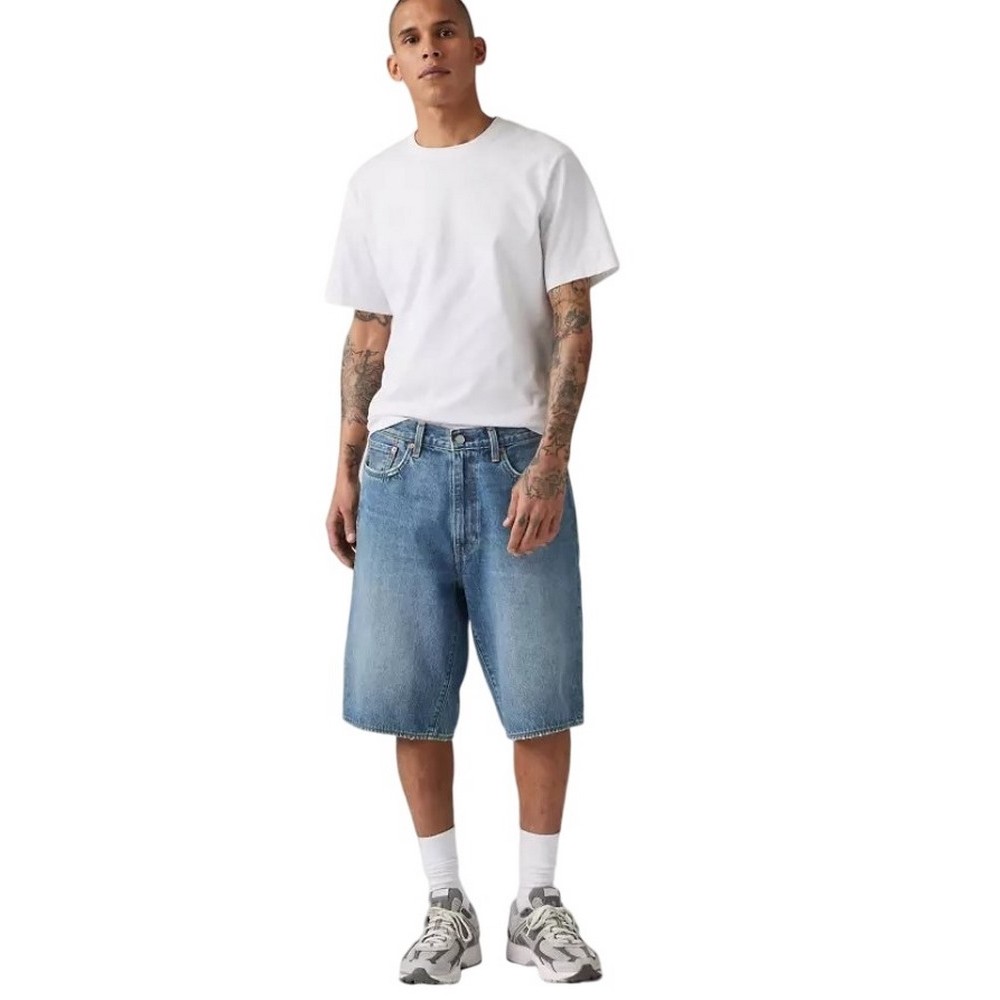 LEVIS 478 BAGGY SHORTS 001JM0005 ΒΕΡΜΟΥΔΑ ΑΝΔΡΙΚΗ BLUΕ DENIM
