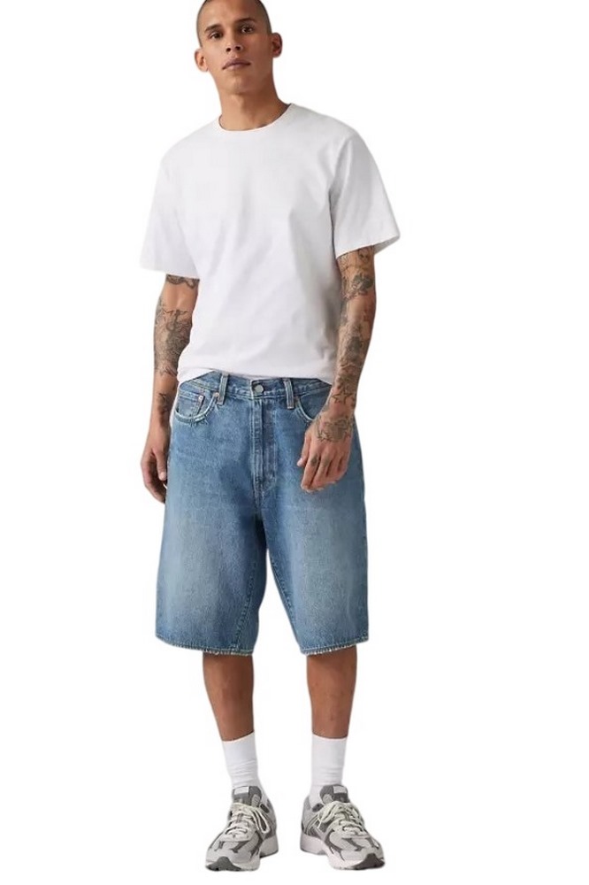 LEVIS 478 BAGGY SHORTS 001JM0005 ΒΕΡΜΟΥΔΑ ΑΝΔΡΙΚΗ BLUΕ DENIM