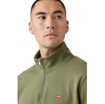 LEVIS® ORIGINAL HM 1/4 ZIP ΦΟΥΤΕΡ ΜΠΛΟΥΖΑ ΑΝΔΡΙΚΗ GREEN