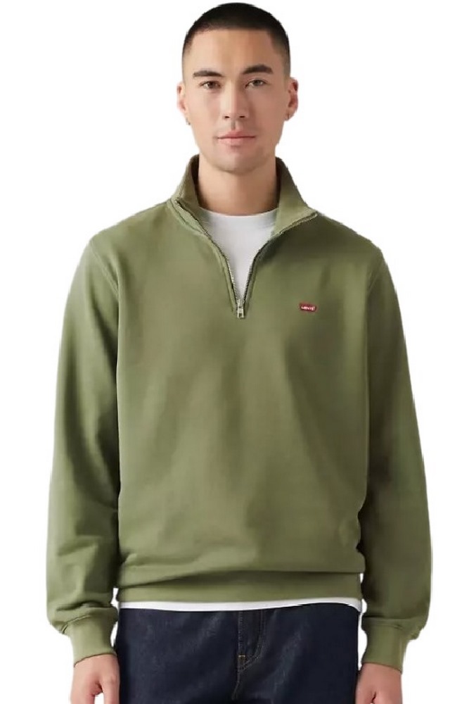 LEVIS® ORIGINAL HM 1/4 ZIP ΦΟΥΤΕΡ ΜΠΛΟΥΖΑ ΑΝΔΡΙΚΗ GREEN