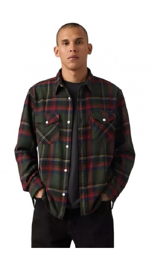 LEVIS RELAXED FIT WESTERN MULTI-COLOR ΠΟΥΚΑΜΙΣΟ ΑΝΔΡΙΚΟ MULTI