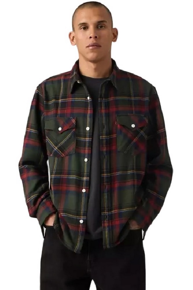 LEVIS RELAXED FIT WESTERN MULTI-COLOR ΠΟΥΚΑΜΙΣΟ ΑΝΔΡΙΚΟ MULTI