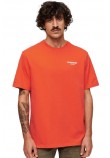 SUPERDRY LUXURY SPORT LOOSE T-SHIRT ΜΠΛΟΥΖΑ ΑΝΔΡΙΚΗ ORANGE