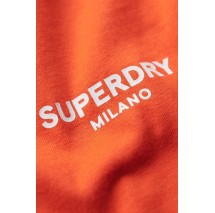 SUPERDRY LUXURY SPORT LOOSE T-SHIRT ΜΠΛΟΥΖΑ ΑΝΔΡΙΚΗ ORANGE