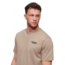 SUPERDRY LUXURY SPORT LOOSE T-SHIRT ΜΠΛΟΥΖΑ ΑΝΔΡΙΚΗ BEIGE