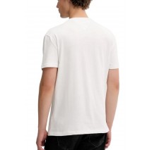 TOMMY JEANS REG PHOTO FLAG T-SHIRT ΜΠΛΟΥΖΑ ΑΝΔΡΙΚΗ ECRU